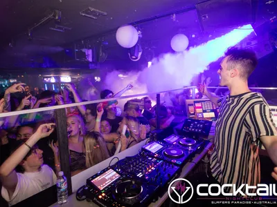 A professional photo of guests enjoying themselves at Cocktails Nightclub from our gallery.