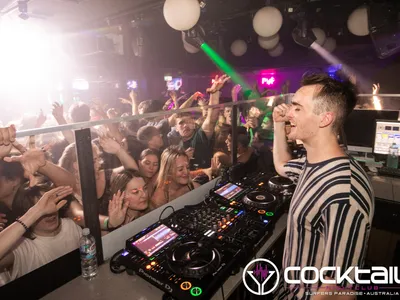 A professional photo of guests enjoying themselves at Cocktails Nightclub from our gallery.