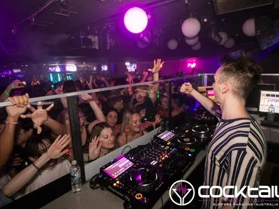 A professional photo of guests enjoying themselves at Cocktails Nightclub from our gallery.