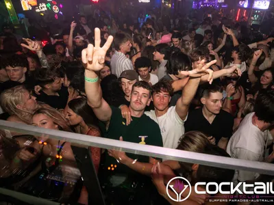 A professional photo of guests enjoying themselves at Cocktails Nightclub from our gallery.