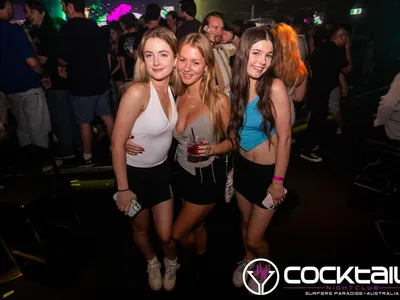 A professional photo of guests enjoying themselves at Cocktails Nightclub from our gallery.