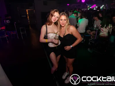 A professional photo of guests enjoying themselves at Cocktails Nightclub from our gallery.