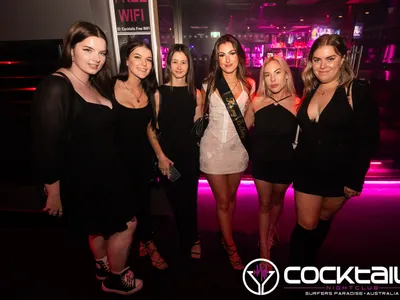 A professional photo of guests enjoying themselves at Cocktails Nightclub from our gallery.