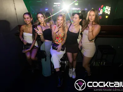 A professional photo of guests enjoying themselves at Cocktails Nightclub from our gallery.