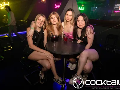 A professional photo of guests enjoying themselves at Cocktails Nightclub from our gallery.