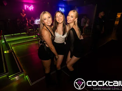 A professional photo of guests enjoying themselves at Cocktails Nightclub from our gallery.