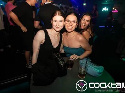 A professional photo of guests enjoying themselves at Cocktails Nightclub from our gallery.