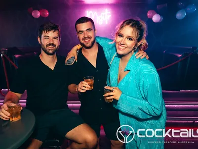 A professional photo of guests enjoying themselves at Cocktails Nightclub from our gallery.