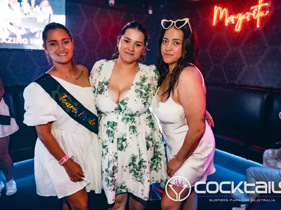 A professional photo of guests enjoying themselves at Cocktails Nightclub from our gallery.