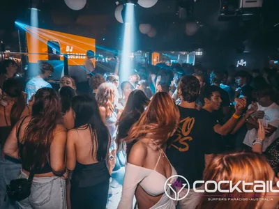 A professional photo of guests enjoying themselves at Cocktails Nightclub from our gallery.