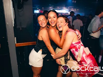 A professional photo of guests enjoying themselves at Cocktails Nightclub from our gallery.