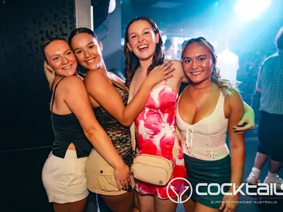 A professional photo of guests enjoying themselves at Cocktails Nightclub from our gallery.