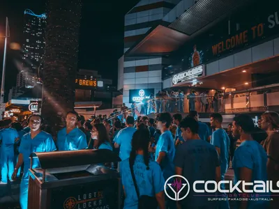 A professional photo of guests enjoying themselves at Cocktails Nightclub from our gallery.