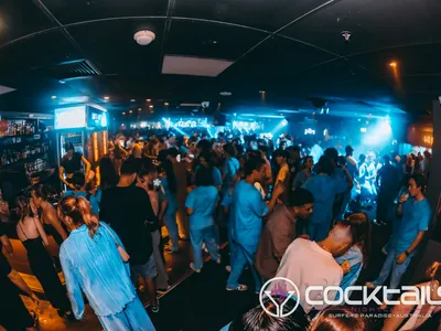 A professional photo of guests enjoying themselves at Cocktails Nightclub from our gallery.