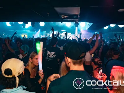 A professional photo of guests enjoying themselves at Cocktails Nightclub from our gallery.