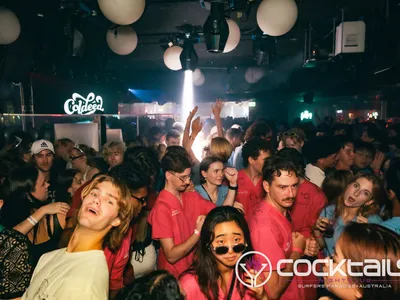 A professional photo of guests enjoying themselves at Cocktails Nightclub from our gallery.