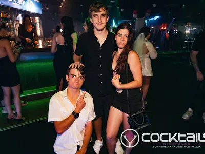 A professional photo of guests enjoying themselves at Cocktails Nightclub from our gallery.