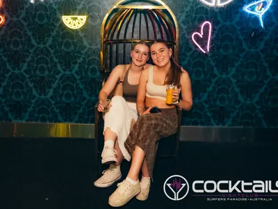 A professional photo of guests enjoying themselves at Cocktails Nightclub from our gallery.