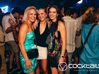 A professional photo of guests enjoying themselves at Cocktails Nightclub from our gallery.