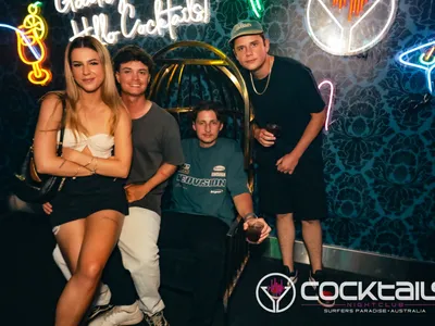 A professional photo of guests enjoying themselves at Cocktails Nightclub from our gallery.