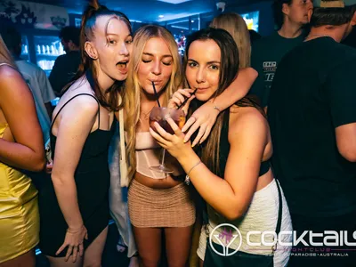 A professional photo of guests enjoying themselves at Cocktails Nightclub from our gallery.