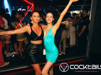 A professional photo of guests enjoying themselves at Cocktails Nightclub from our gallery.