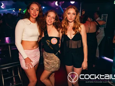 A professional photo of guests enjoying themselves at Cocktails Nightclub from our gallery.