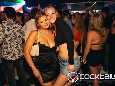 A professional photo of guests enjoying themselves at Cocktails Nightclub from our gallery.