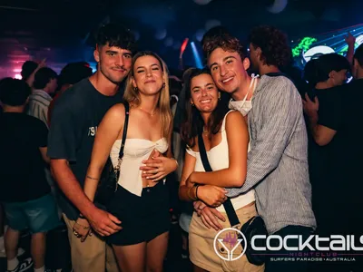 A professional photo of guests enjoying themselves at Cocktails Nightclub from our gallery.