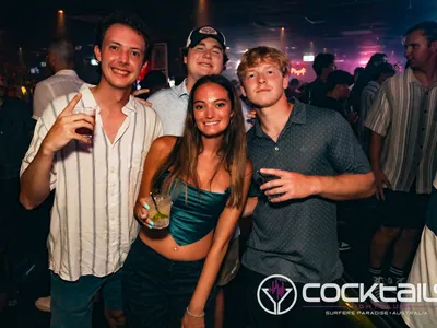 A professional photo of guests enjoying themselves at Cocktails Nightclub from our gallery.