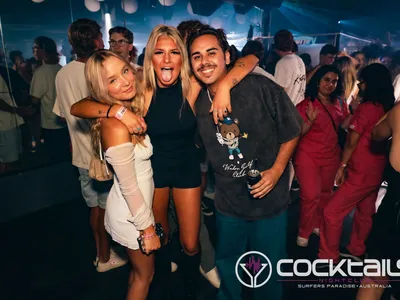 A professional photo of guests enjoying themselves at Cocktails Nightclub from our gallery.