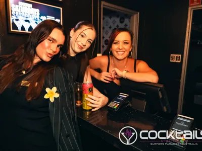 A professional photo of guests enjoying themselves at Cocktails Nightclub from our gallery.