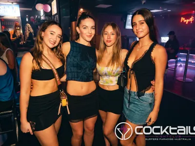 A professional photo of guests enjoying themselves at Cocktails Nightclub from our gallery.