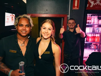 A professional photo of guests enjoying themselves at Cocktails Nightclub from our gallery.