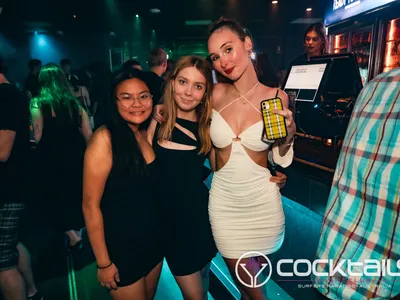 A professional photo of guests enjoying themselves at Cocktails Nightclub from our gallery.