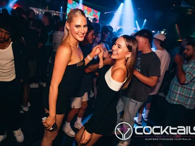 A professional photo of guests enjoying themselves at Cocktails Nightclub from our gallery.