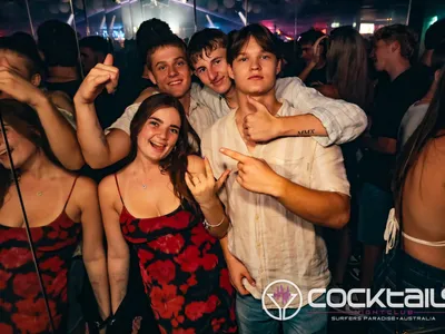 A professional photo of guests enjoying themselves at Cocktails Nightclub from our gallery.