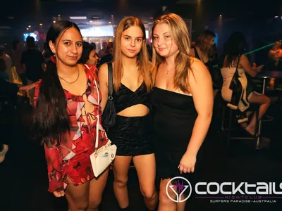 A professional photo of guests enjoying themselves at Cocktails Nightclub from our gallery.