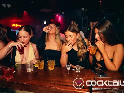 A professional photo of guests enjoying themselves at Cocktails Nightclub from our gallery.