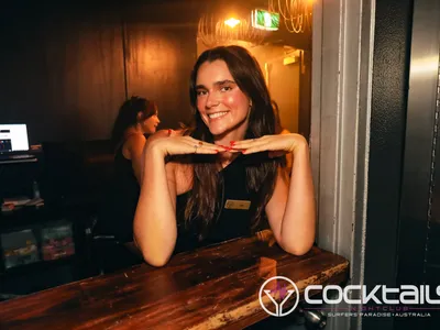 A professional photo of guests enjoying themselves at Cocktails Nightclub from our gallery.