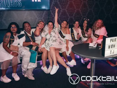 A professional photo of guests enjoying themselves at Cocktails Nightclub from our gallery.