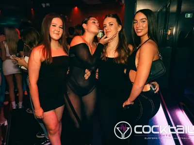 A professional photo of guests enjoying themselves at Cocktails Nightclub from our gallery.