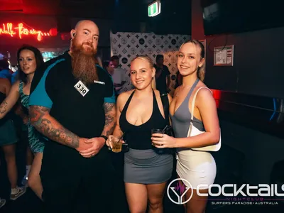 A professional photo of guests enjoying themselves at Cocktails Nightclub from our gallery.