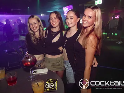 A professional photo of guests enjoying themselves at Cocktails Nightclub from our gallery.