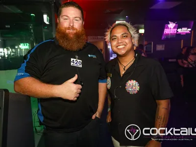 A professional photo of guests enjoying themselves at Cocktails Nightclub from our gallery.