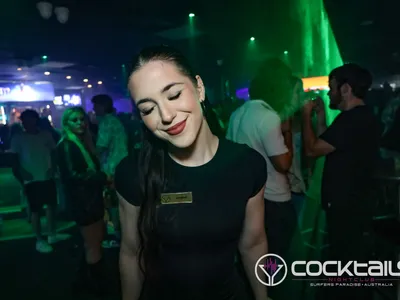 A professional photo of guests enjoying themselves at Cocktails Nightclub from our gallery.