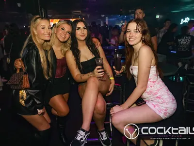 A professional photo of guests enjoying themselves at Cocktails Nightclub from our gallery.