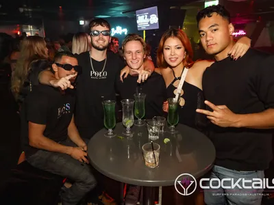 A professional photo of guests enjoying themselves at Cocktails Nightclub from our gallery.