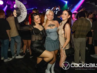 A professional photo of guests enjoying themselves at Cocktails Nightclub from our gallery.