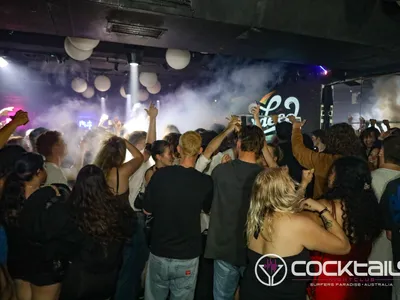 A professional photo of guests enjoying themselves at Cocktails Nightclub from our gallery.